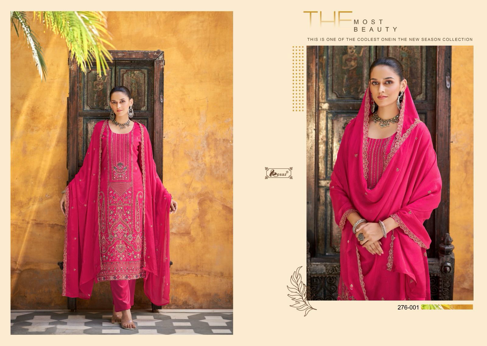 Dubai Series Vol 2 By Kesar Viscose Muslin Dress Material Suppliers In India